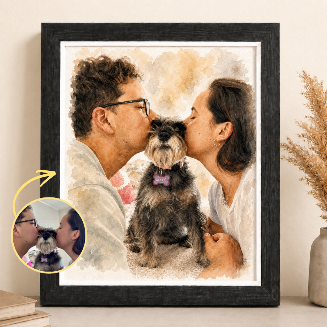 Cuadro personalizado Estilo Acuarela