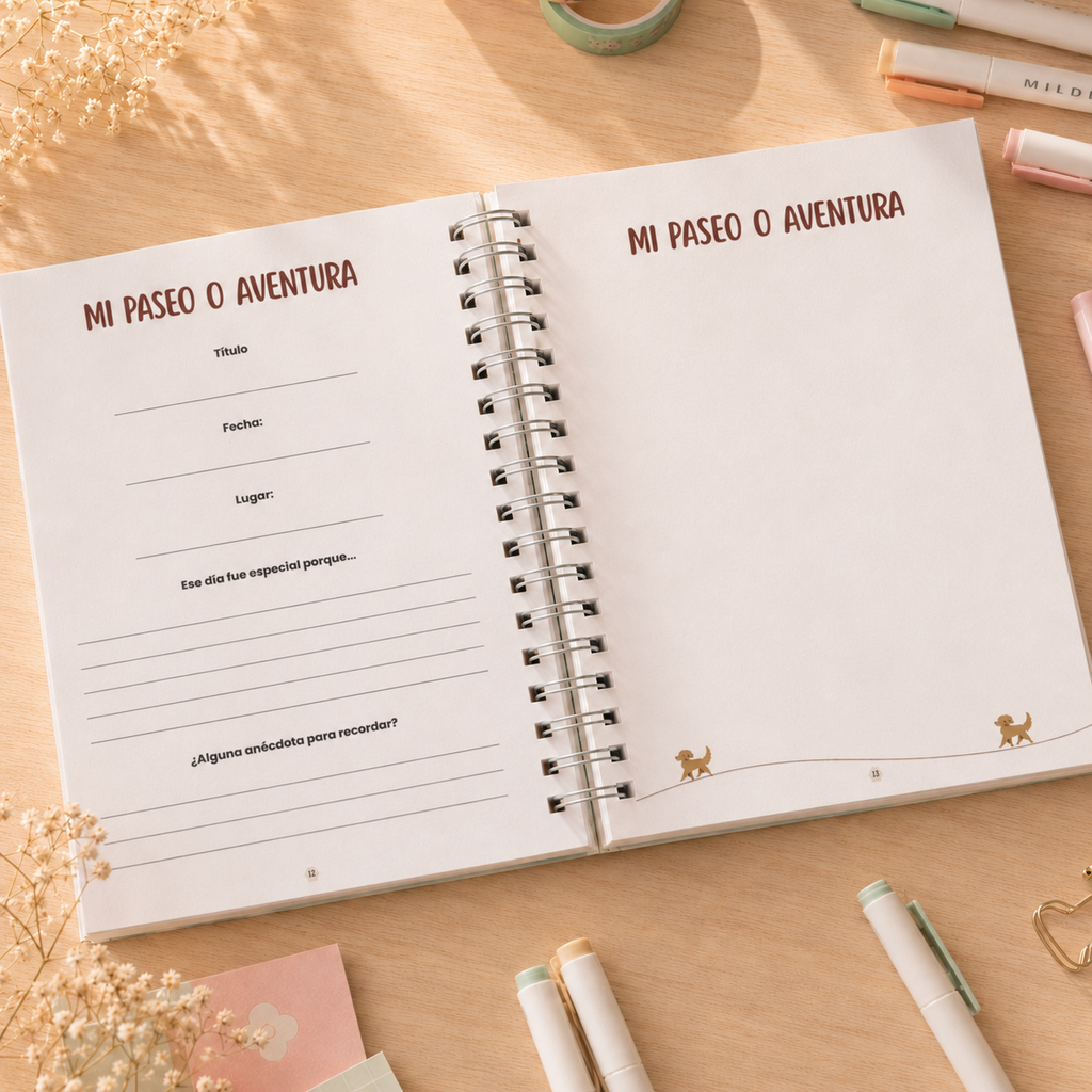 Álbum de Mascota (Perrito) + Regalo Personalizado (Foto Instantánea)